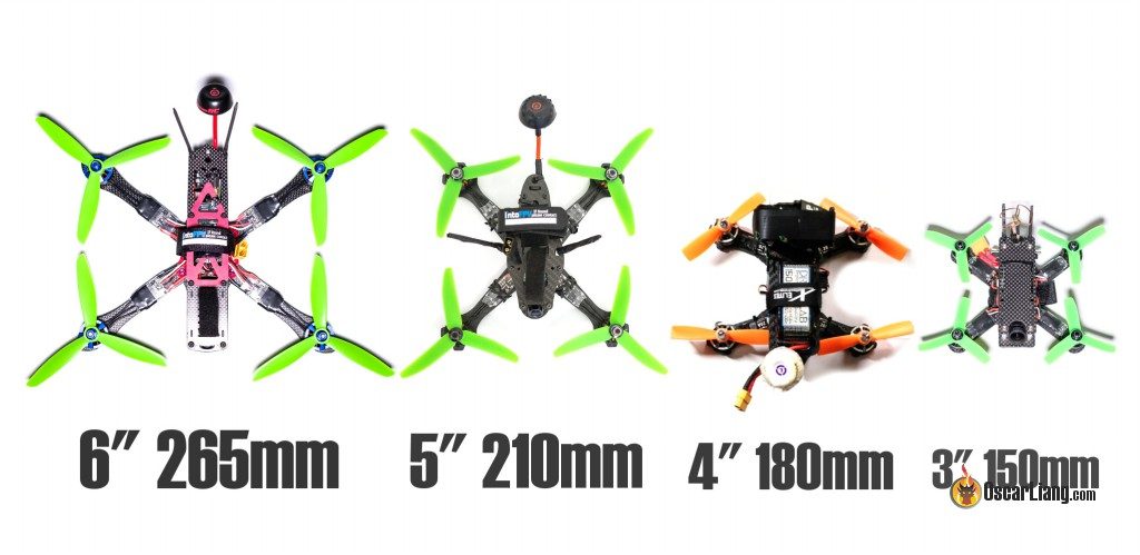 Quadcopter Size Chart