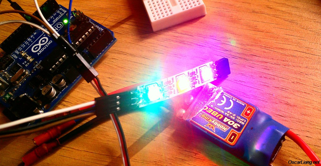 Installation and programming of RGB LED strips