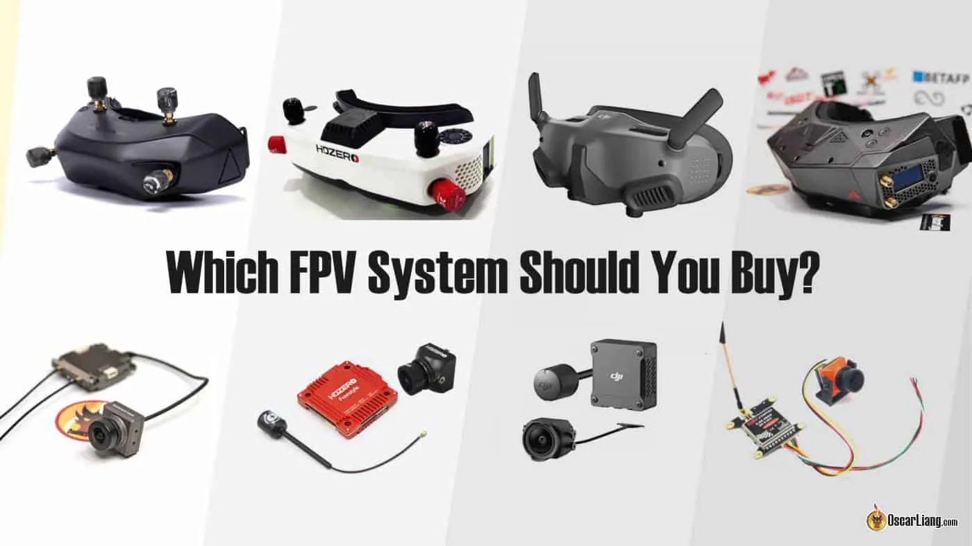 Which FPV System Should You Buy in 2024? Analog, DJI, HDZero, Walksnail  Avatar - Oscar Liang