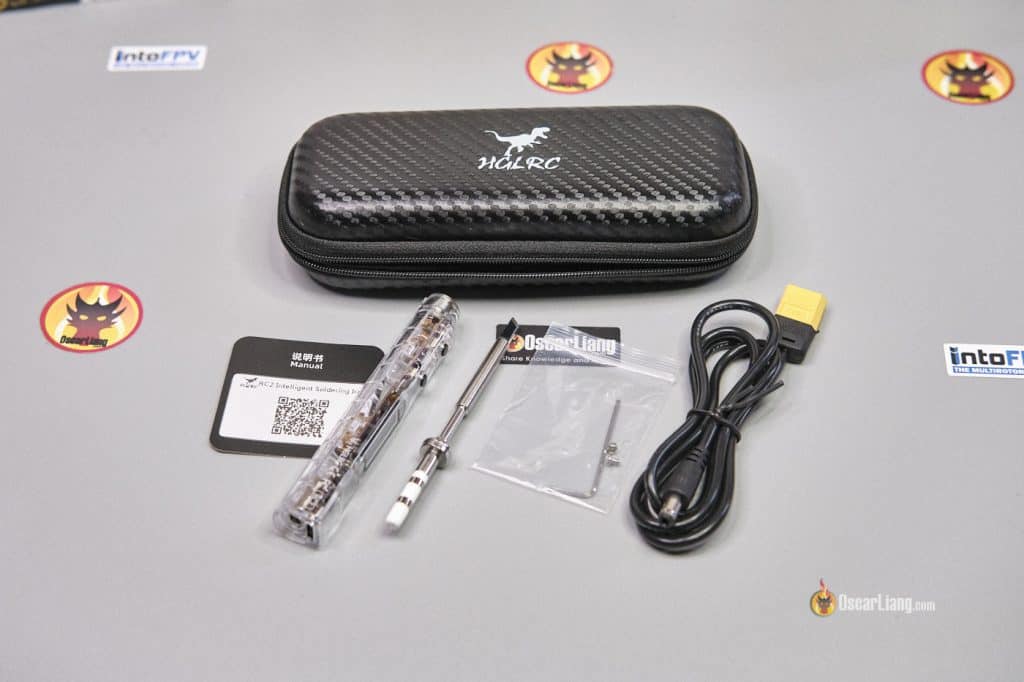 Hglrc Rc2 Portable Soldering Iron Sequre Si012 Unbox Accessories