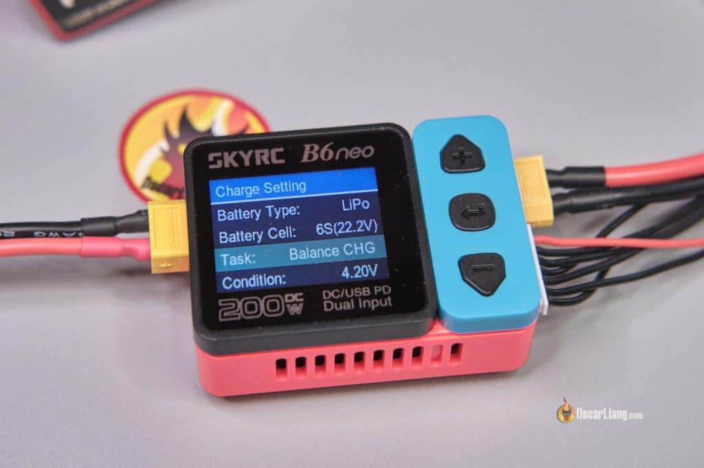 Skyrc B6neo Lipo Battery Charger Charge Settings