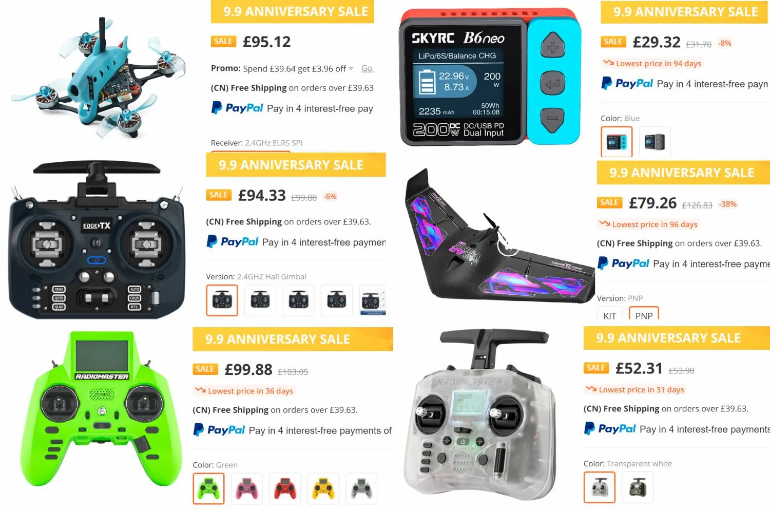 April Sale: Top Discounted FPV Products on Banggood