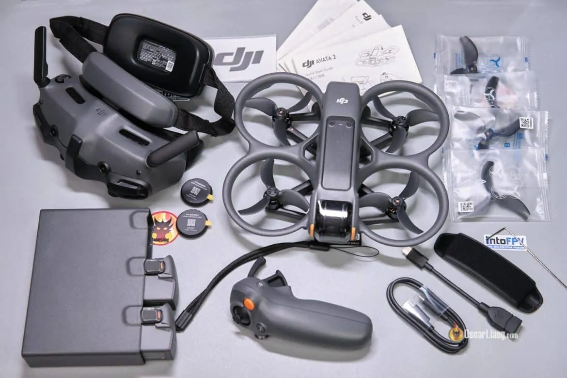 Dji Avata 2 Goggles 3 Fly More Bundle Unbox Accessories Parts