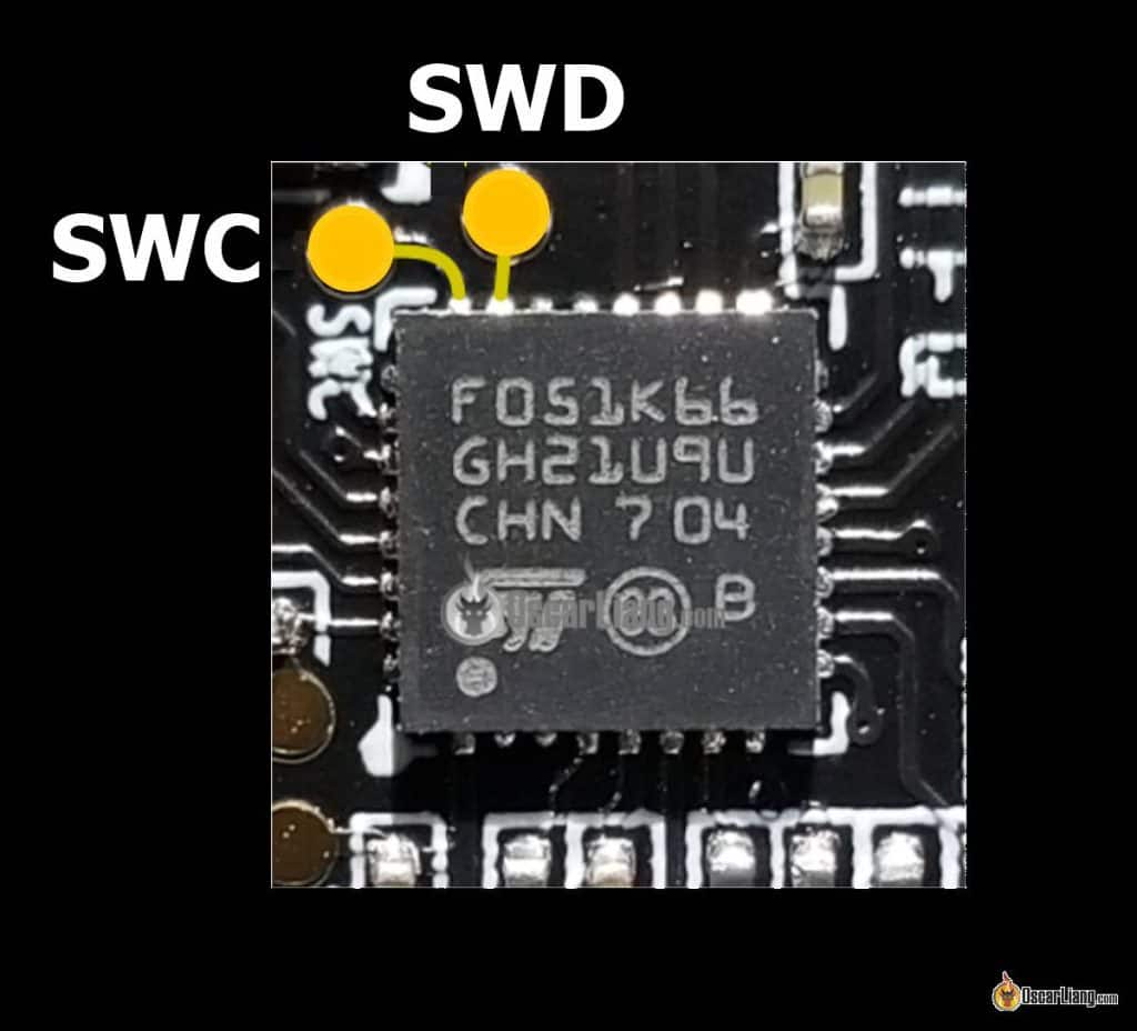 Esc Stm32 F051 Processor Swd Swc Pinout Pads Flash Bootlader Blheli32 Am32