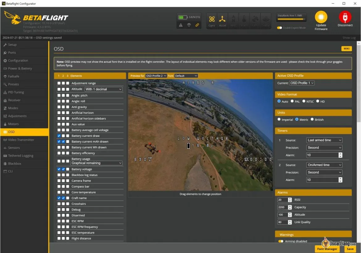 Betaflight Configurator Osd Simple Tiny Whoop