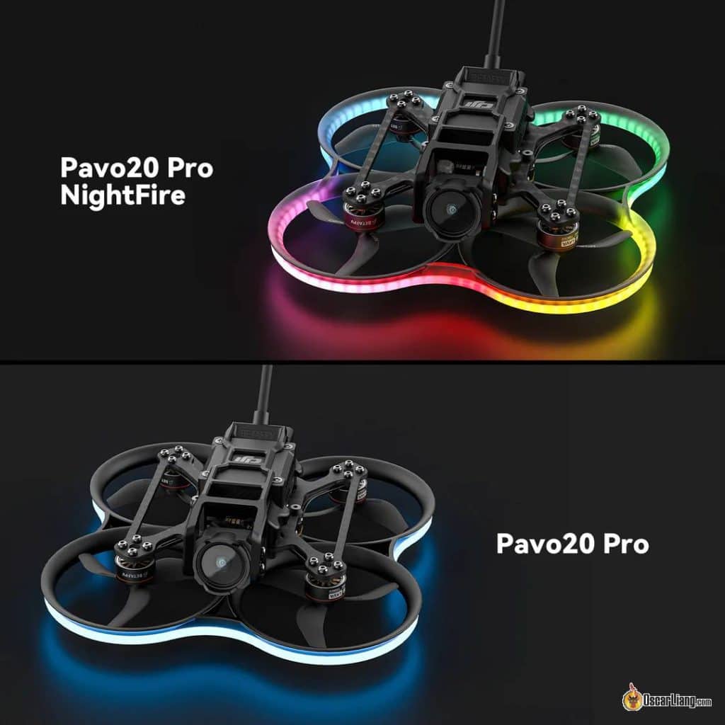 Betafpv Pavo20 Pro Cinewhoop Nightfire Edition Compare Original