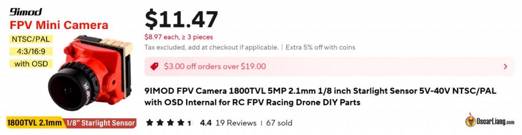 Cheapest $100 5inch Fpv Drone Build 2024 Parts Fpv Camera 1800tvl