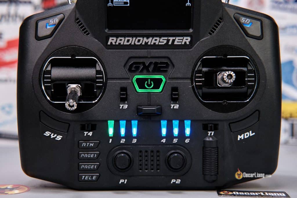 Radiomaster Gx12 Radio Transmitter Remote Flight Mode 6 Position Buttons