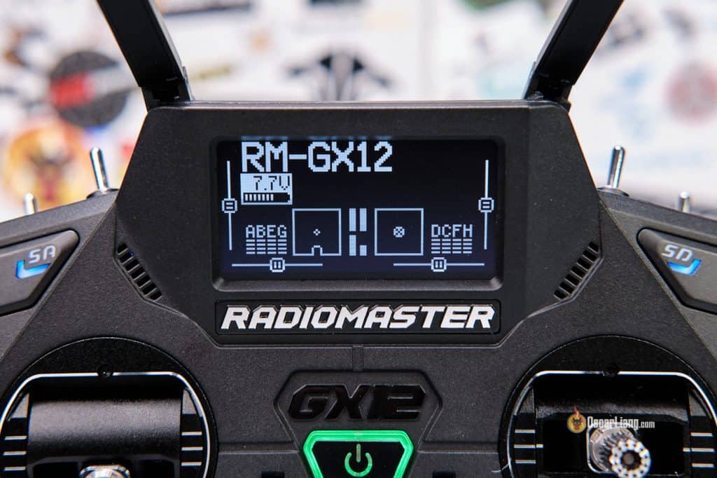 Radiomaster Gx12 Radio Transmitter Remote Oled Screen Display