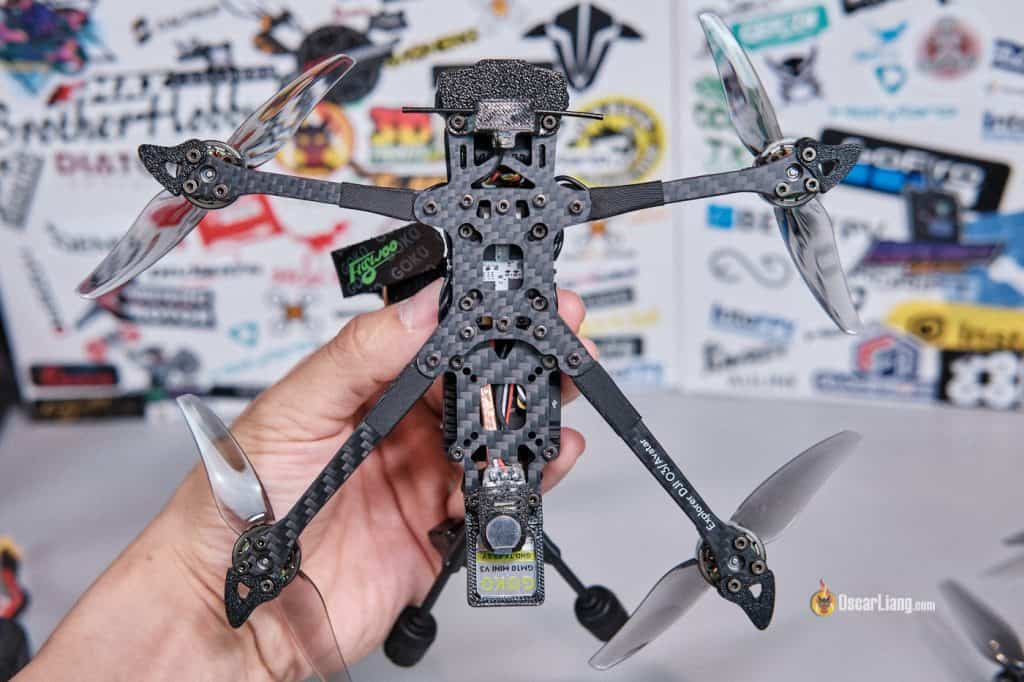 Flywoo Explorer Lr4 With Dji O4 Pro Long Range Sub250 Fpv Drone Bottom